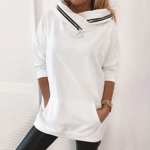 COPY - White long sleeved top.